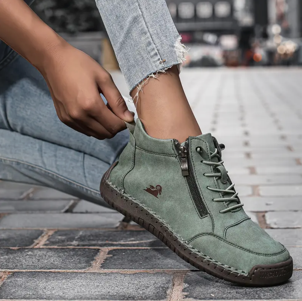 VogaDeck DoubleZip – Sneakers Komfort & Orthopediskt Stöd 