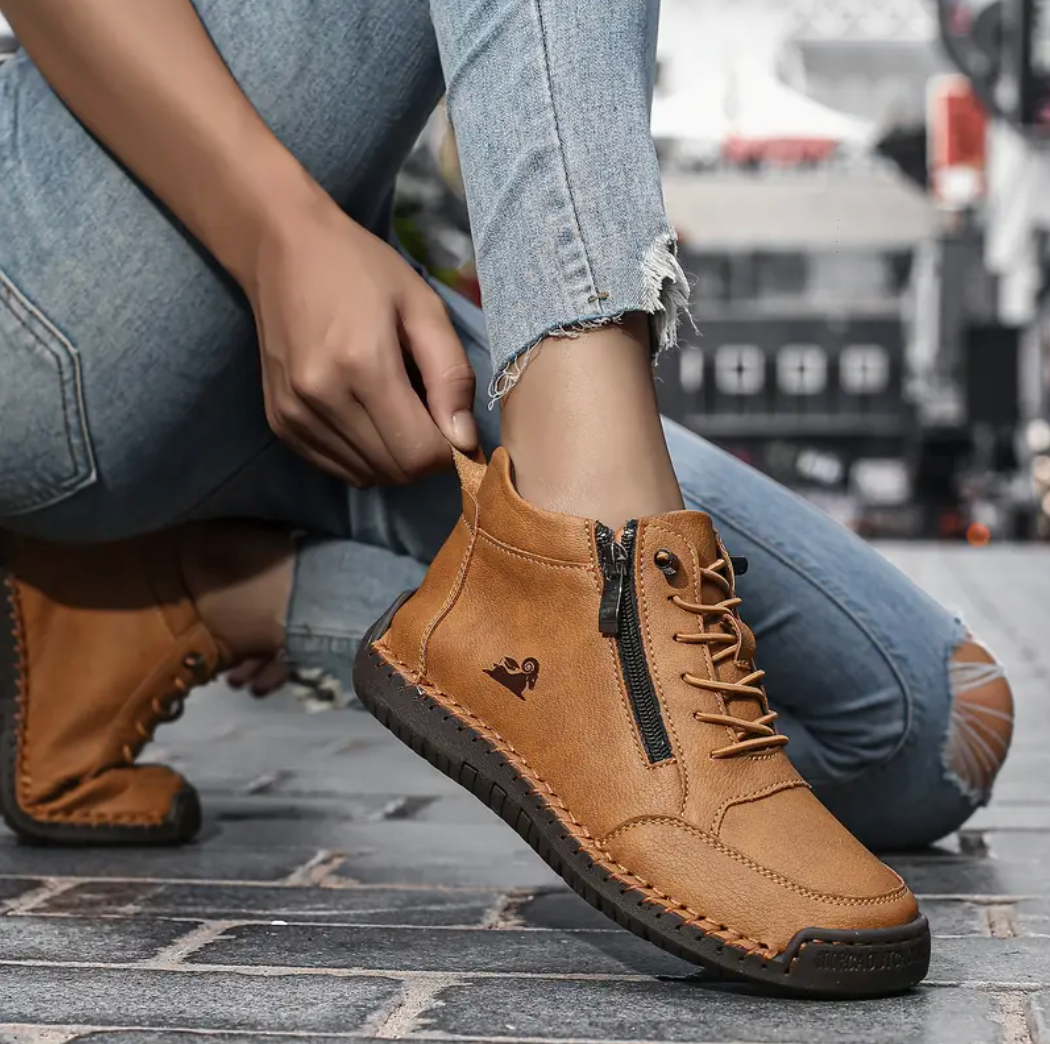 VogaDeck DoubleZip – Sneakers Komfort & Orthopediskt Stöd 