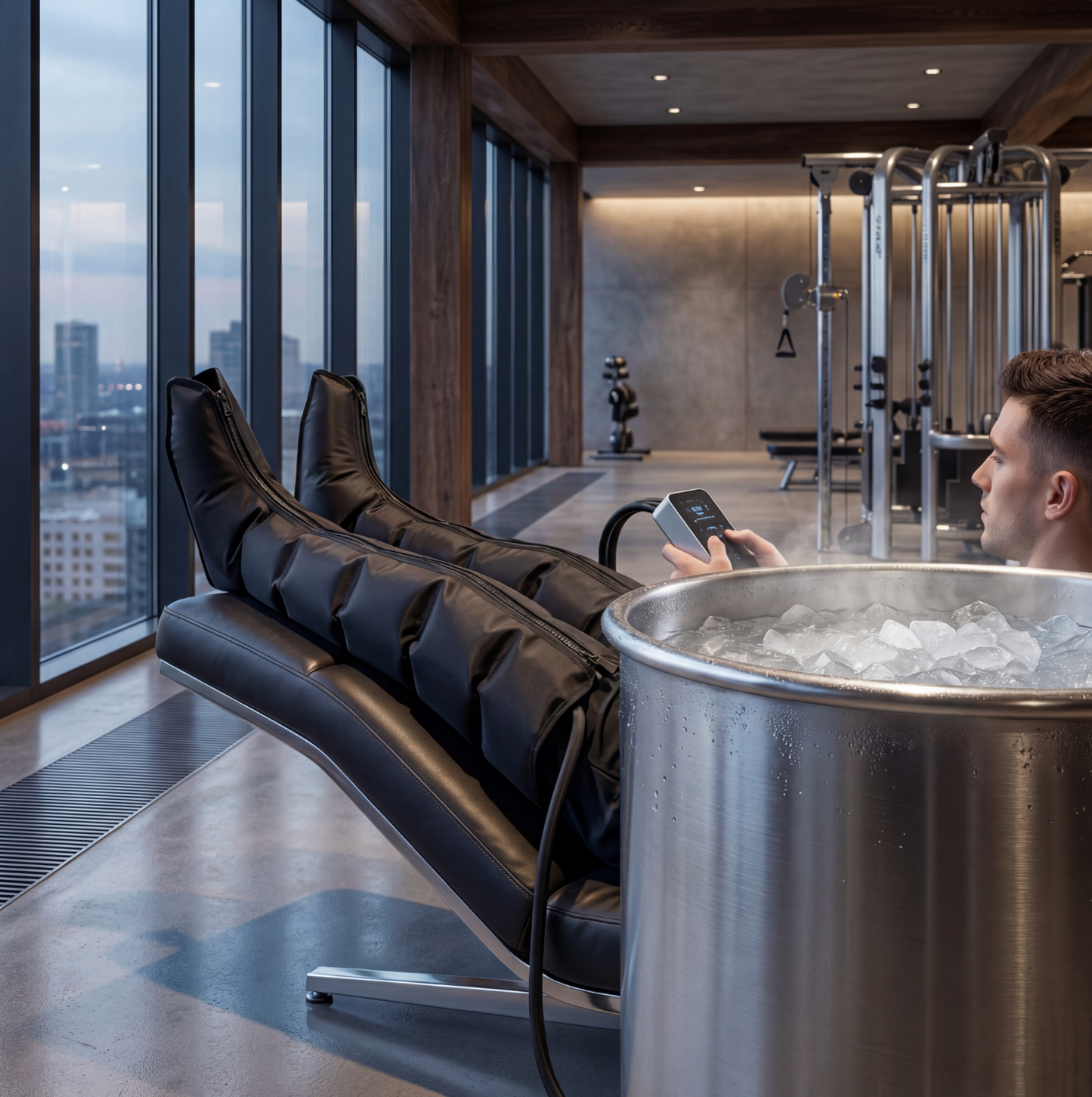 圧縮マッサージャー - 360°全脚用 