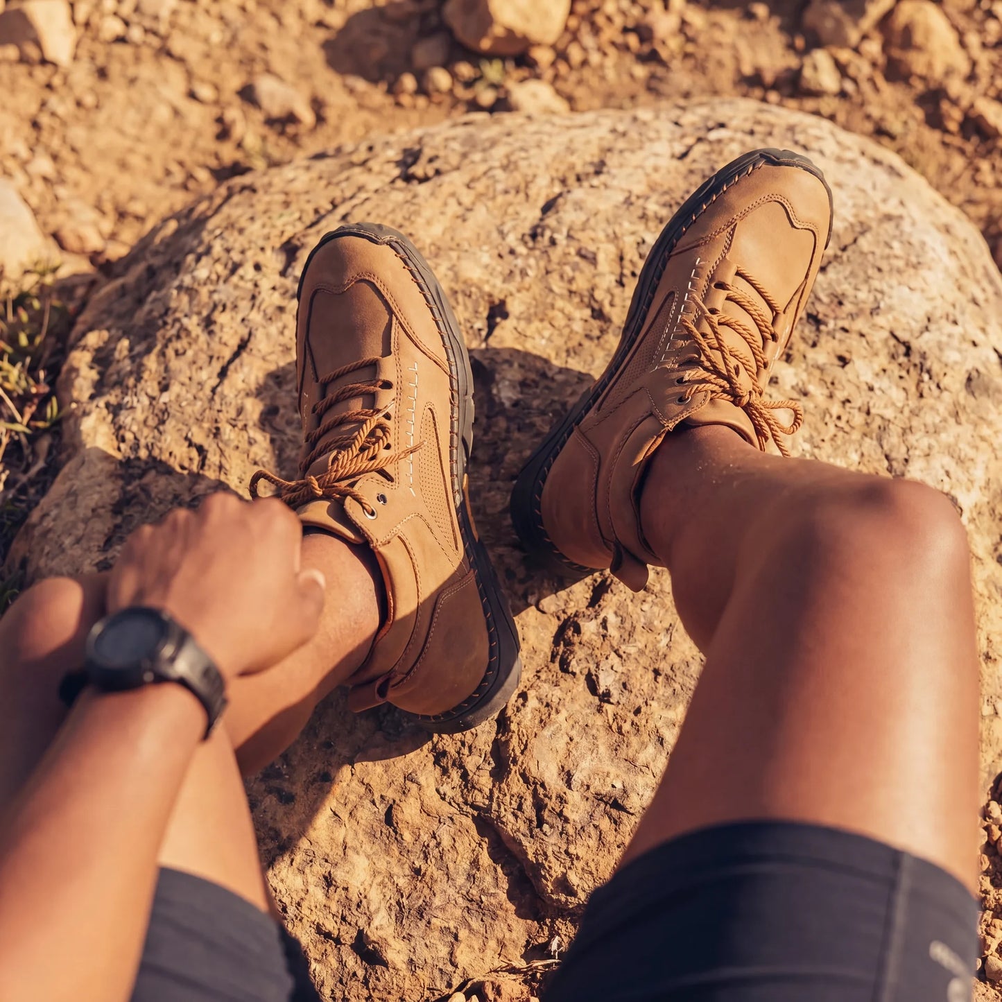 VogSalkin 2.0 - Barfotaskor för terräng med vulkaniserad sula och vattentätt veganskt läder 